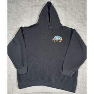 Brandy Melville John Galt New York Hoodie Sweatshirt OS Faded Stained Grunge